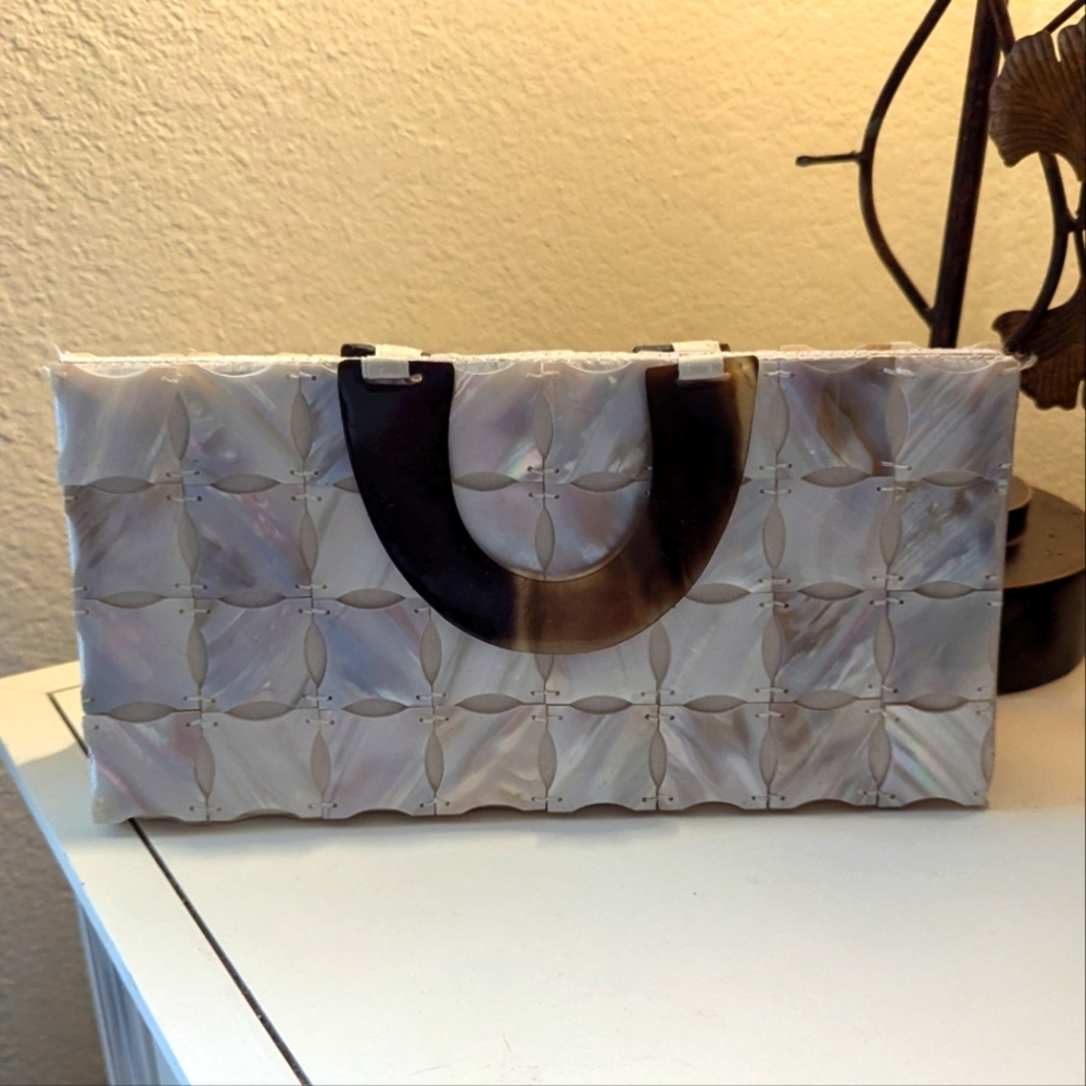 Vintage Abalone shell purse